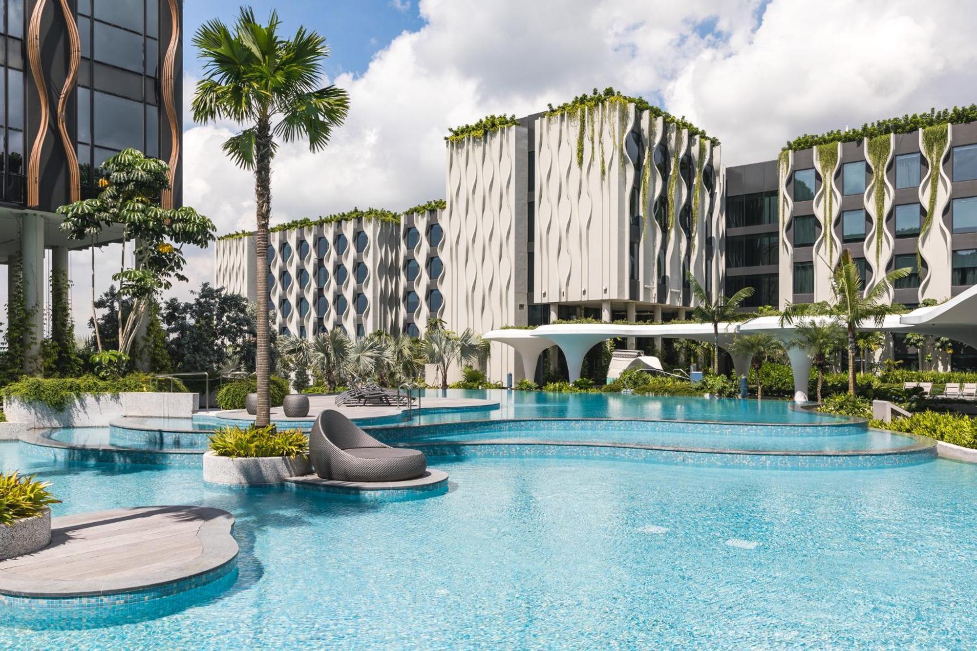 The Outpost Hotel Sentosa By Far East Hospitality (Adults Only) Сингапур Экстерьер фото The proposed pool at the new resort