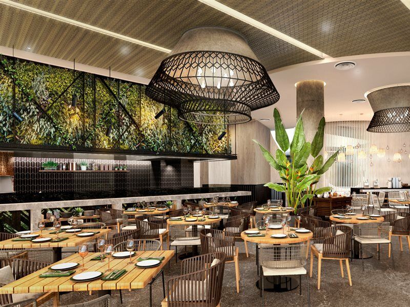 The Outpost Hotel Sentosa By Far East Hospitality (Adults Only) Сингапур Экстерьер фото The interior of the restaurant