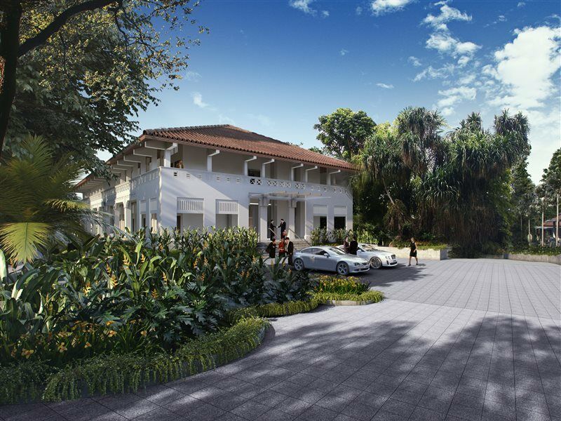 The Outpost Hotel Sentosa By Far East Hospitality (Adults Only) Сингапур Экстерьер фото The proposed new building of the University of the South Pacific
